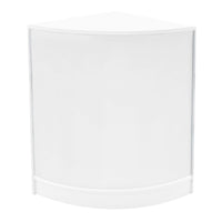 Set Banconi Bianco Selene LED C1200 CM60 con Serratura e Vetrina Espositiva