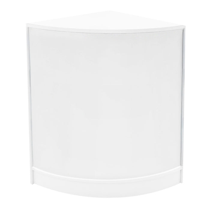 Set Banconi Bianco Selene LED C1200 CM60 con Serratura e Vetrina Espositiva