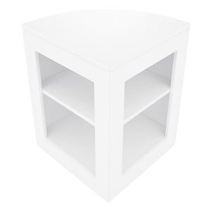 Set Banconi Bianco Selene LED C1200 CM60 con Serratura e Vetrina Espositiva