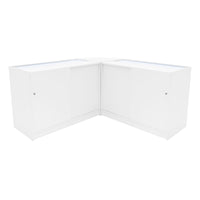 Set Banconi Bianco Helios LED K1200 CM60 con Serratura e Vetrina Espositiva