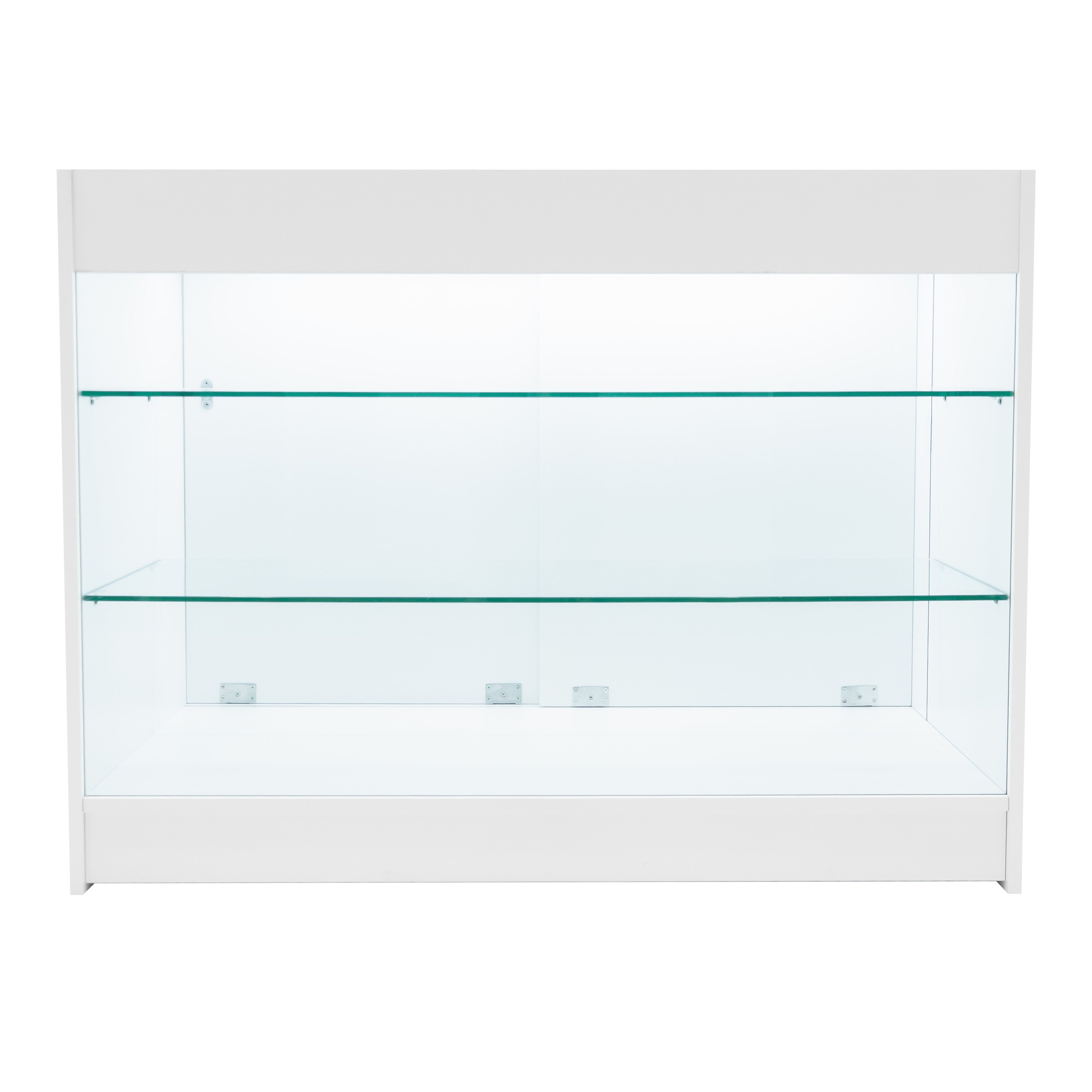 Set Banconi Bianco Helios LED K1200 CM60 con Serratura e Vetrina Espositiva