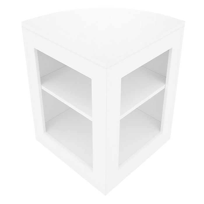 Set Banconi Bianco Helios LED K1200 CM60 con Serratura e Vetrina Espositiva