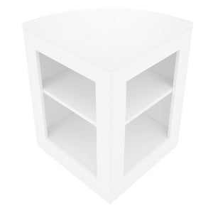 Set Banconi Bianco Helios LED K1200 CM60 con Serratura e Vetrina Espositiva