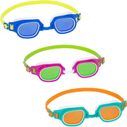 Trade Shop - Occhialini Da Nuoto Per Bambini Lil' Champ 7-14 Anni In Silicone 3 Colori 21003 -
