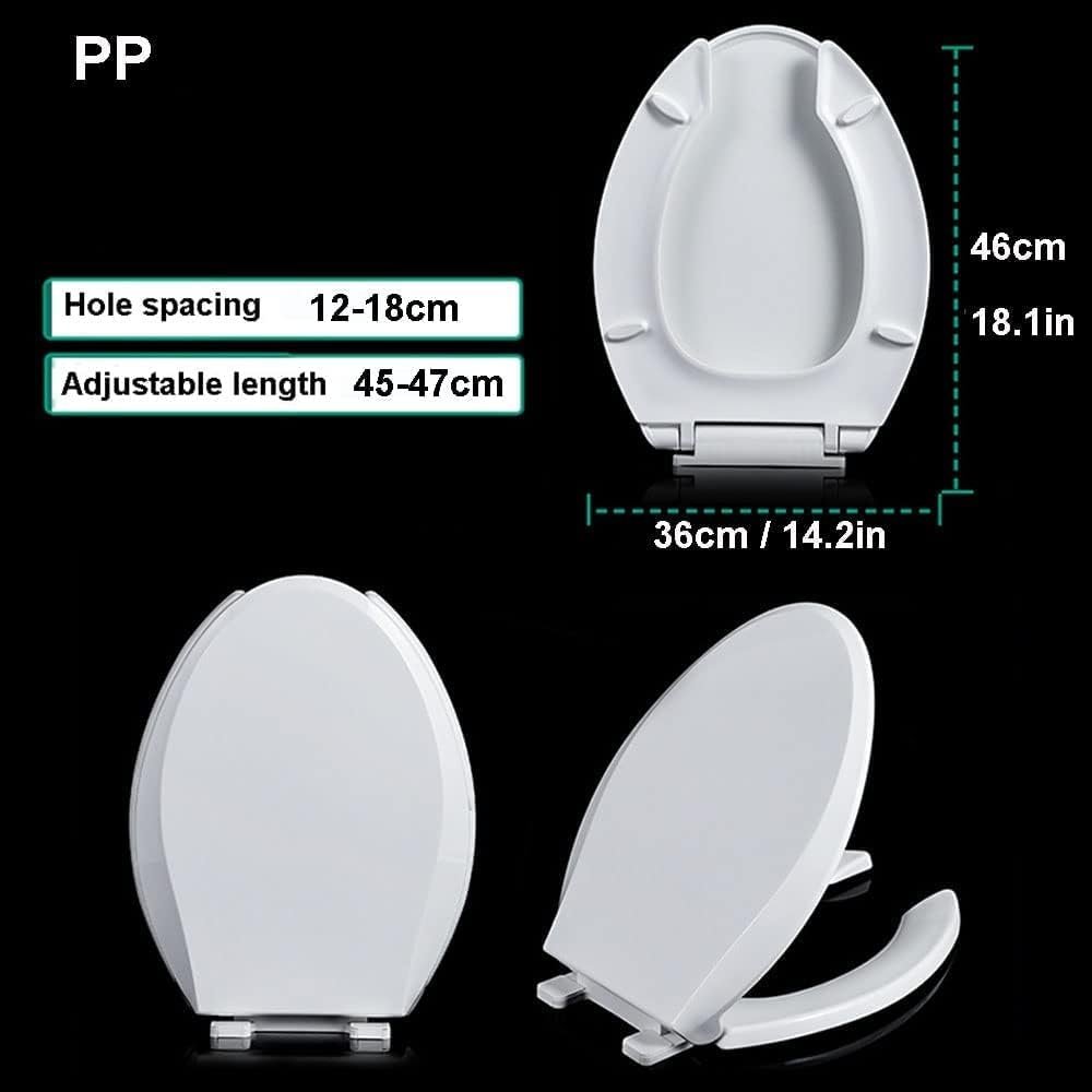 Tavoletta wc anteriore aperto bianco, sedile copri wc aperto uni