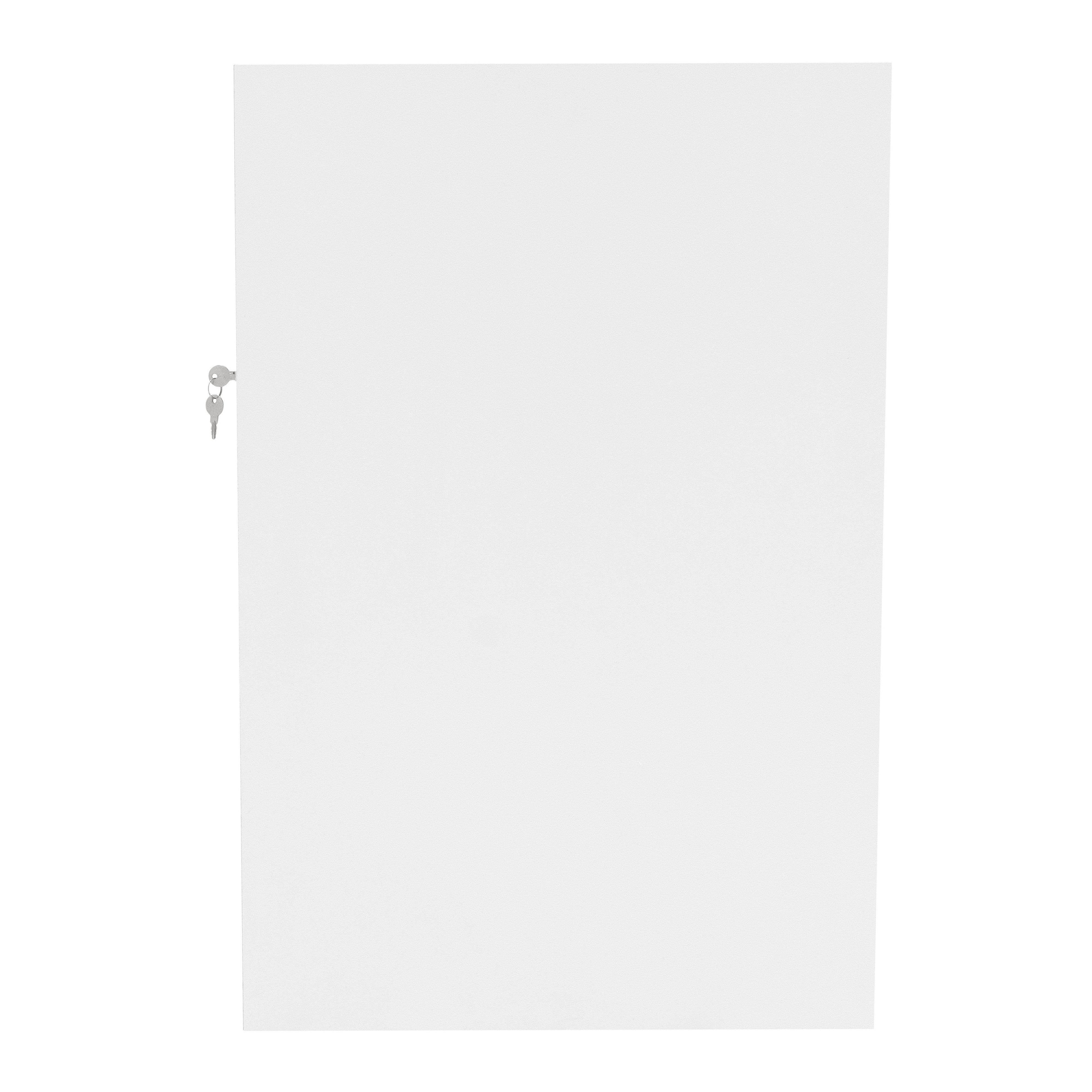 Set Banconi Adonis LED B1200 C1200 CM60 Bianco – Vetro, Chiavi e Ante