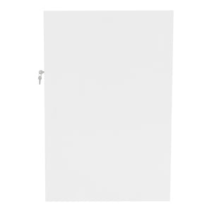 Set Bancone Bianco Hera LED K1200 C1200 CM60 con Serratura e Vetrina Espositiva