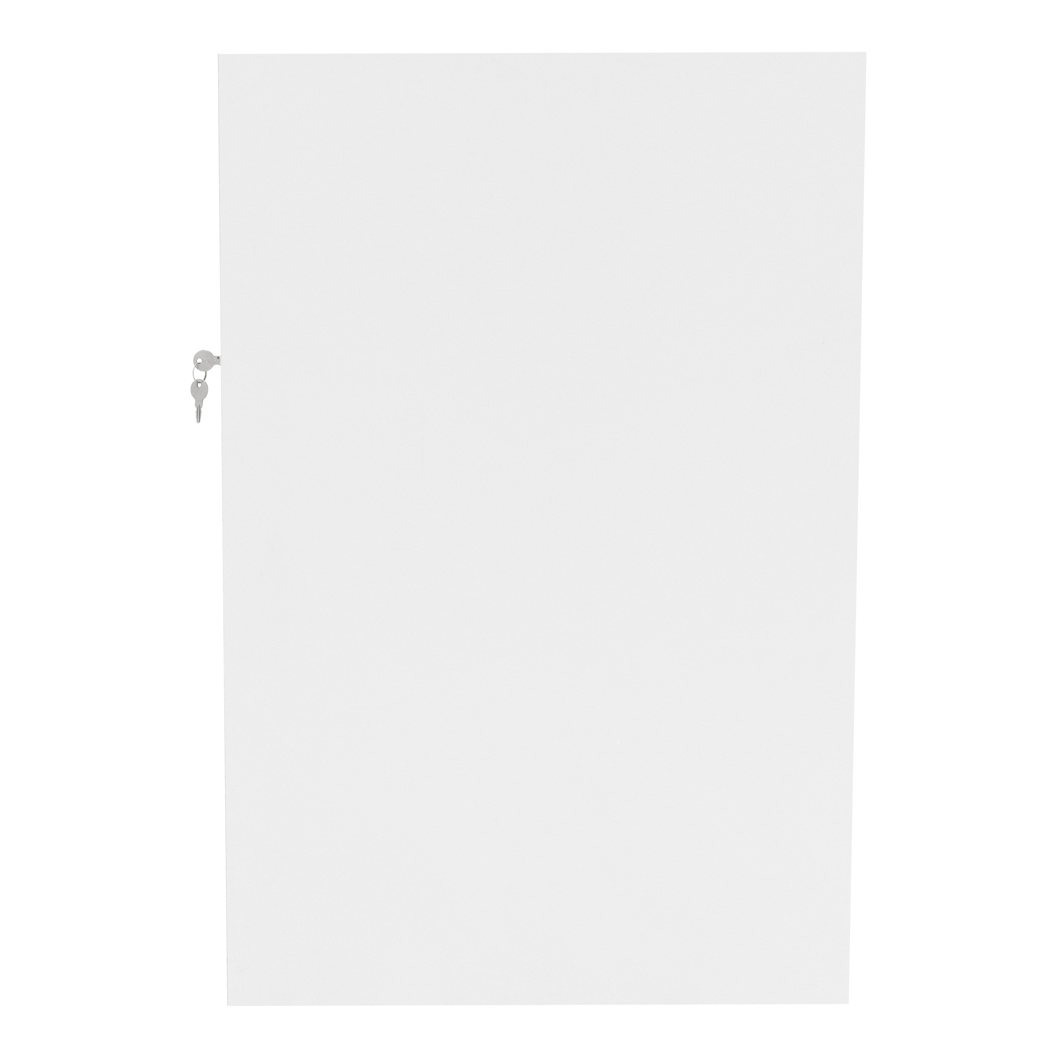 Set Bancone Bianco Hera LED K1200 C1200 CM60 con Serratura e Vetrina Espositiva