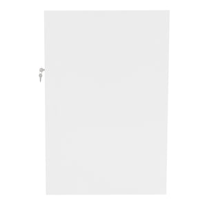 Set Banconi Bianco Triton LED K1200 B1200 CM60 con Serratura e Ripiani