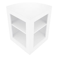 Set Banconi Bianco Triton LED K1200 B1200 CM60 con Serratura e Ripiani