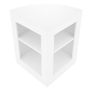 Set Banconi Bianco Triton LED K1200 B1200 CM60 con Serratura e Ripiani