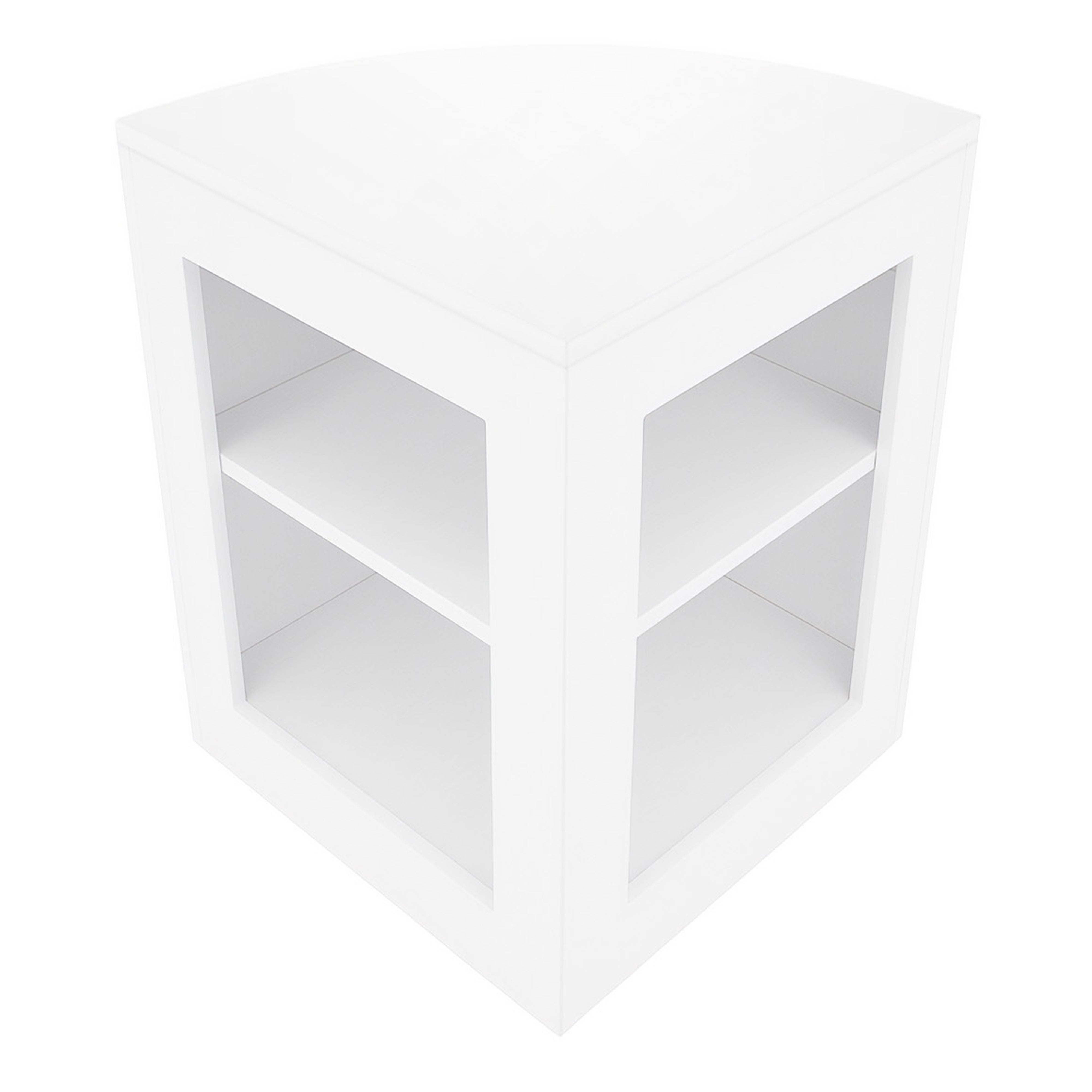 Set Banconi Bianco Triton LED K1200 B1200 CM60 con Serratura e Ripiani