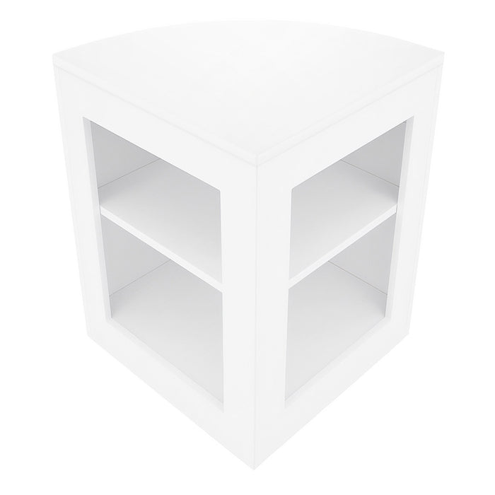 Set Banconi Bianco Triton LED K1200 B1200 CM60 con Serratura e Ripiani