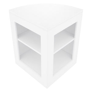 Set Bancone Bianco Hera LED K1200 C1200 CM60 con Serratura e Vetrina Espositiva