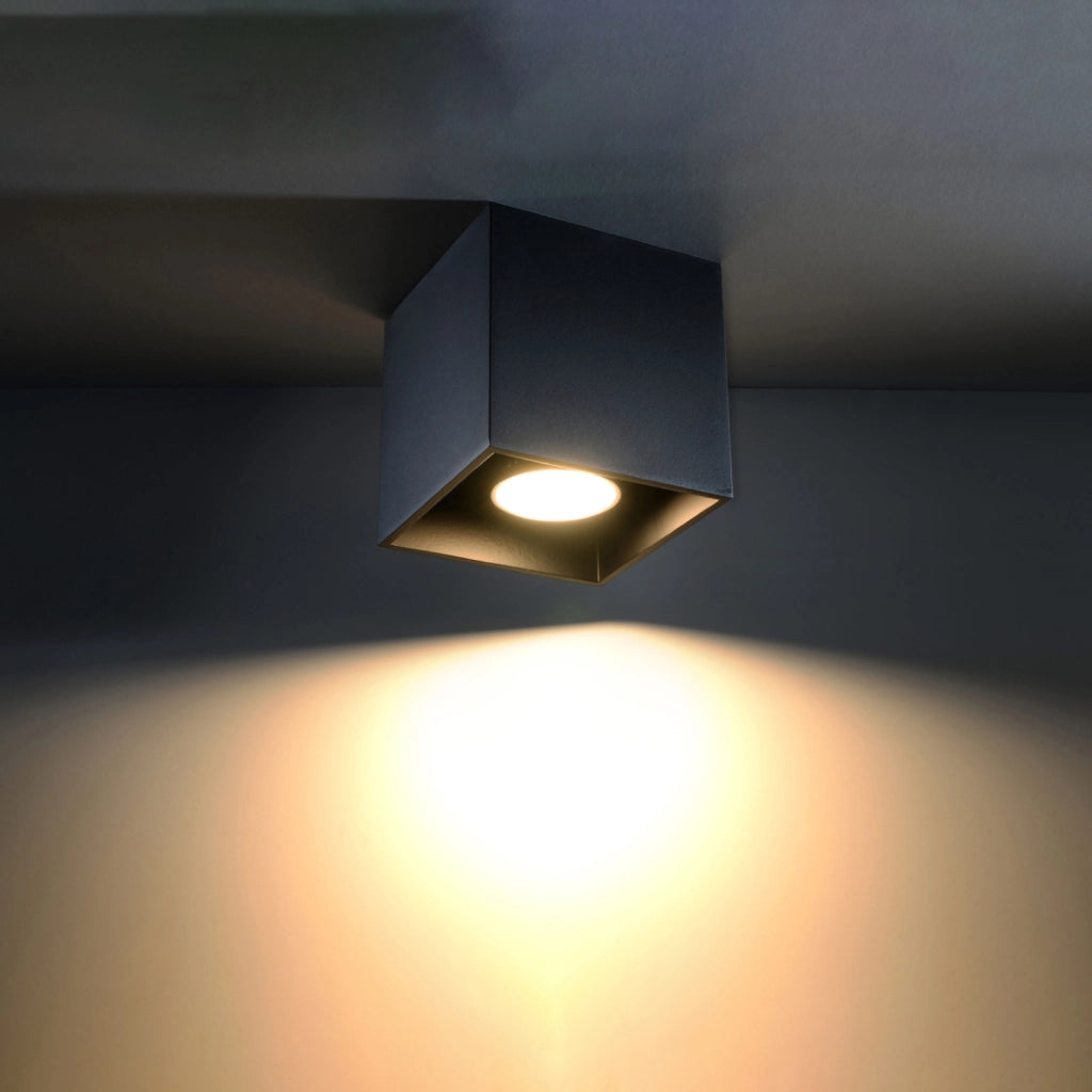 Spot soffitto Pure Lume Tetris 1 nero metallo GU10
