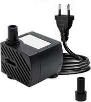 Pompa di immersione 180 l/h - Pompacqua per acquario - Pompacqua per giardino - Pompacqua per idroponica - Pompacqua silenziosa - Cavi in gomma impermeabile