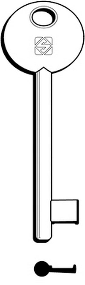 chiavi patent bon-p/pari/silc.6p2d ni gr.25 cod:ferx.40292