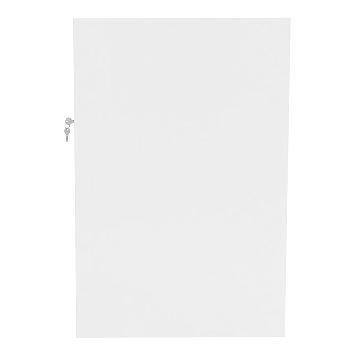 Set Bancone Bianco Apollo LED K1200 LM60 con Vetrina Espositiva 3 Ripiani