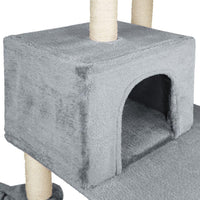 Tiragraffi per gatti 165 cm grigio 3708098