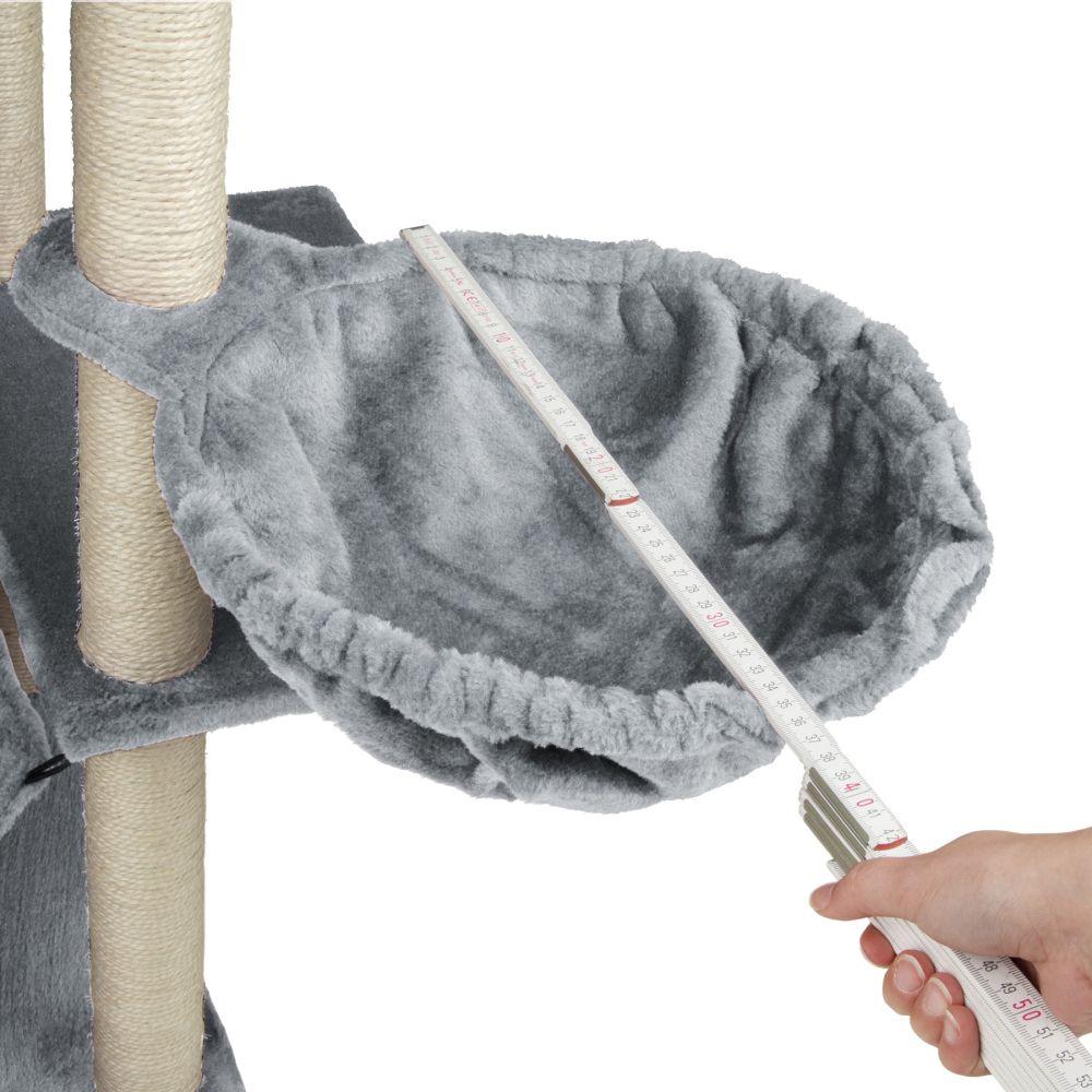 Tiragraffi per gatti 165 cm grigio 3708098