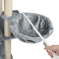 Tiragraffi per gatti 165 cm grigio 3708098