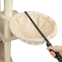 Tiragraffi per gatti 165 cm beige 3708097