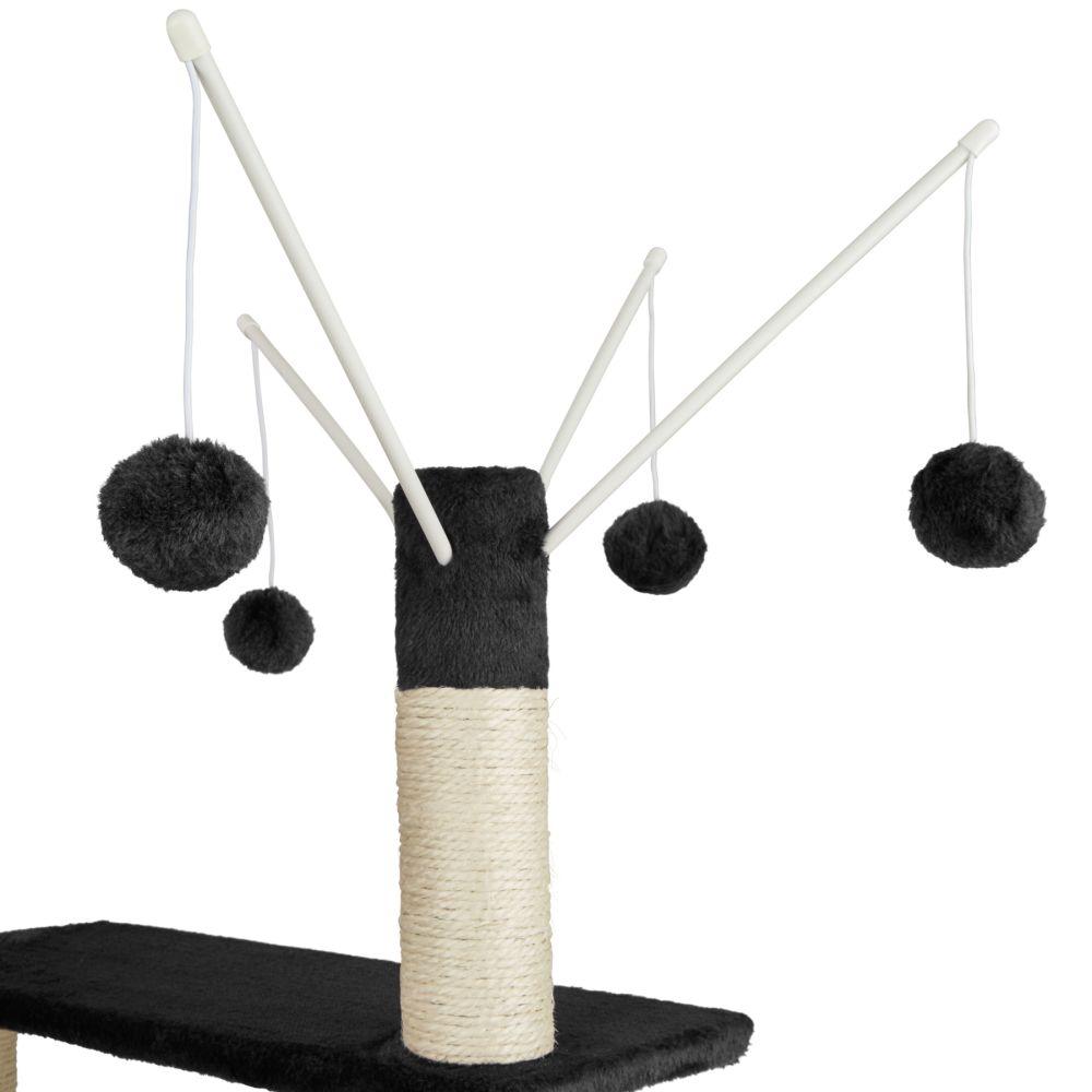 Tiragraffi per gatti 165 cm nero 3708101