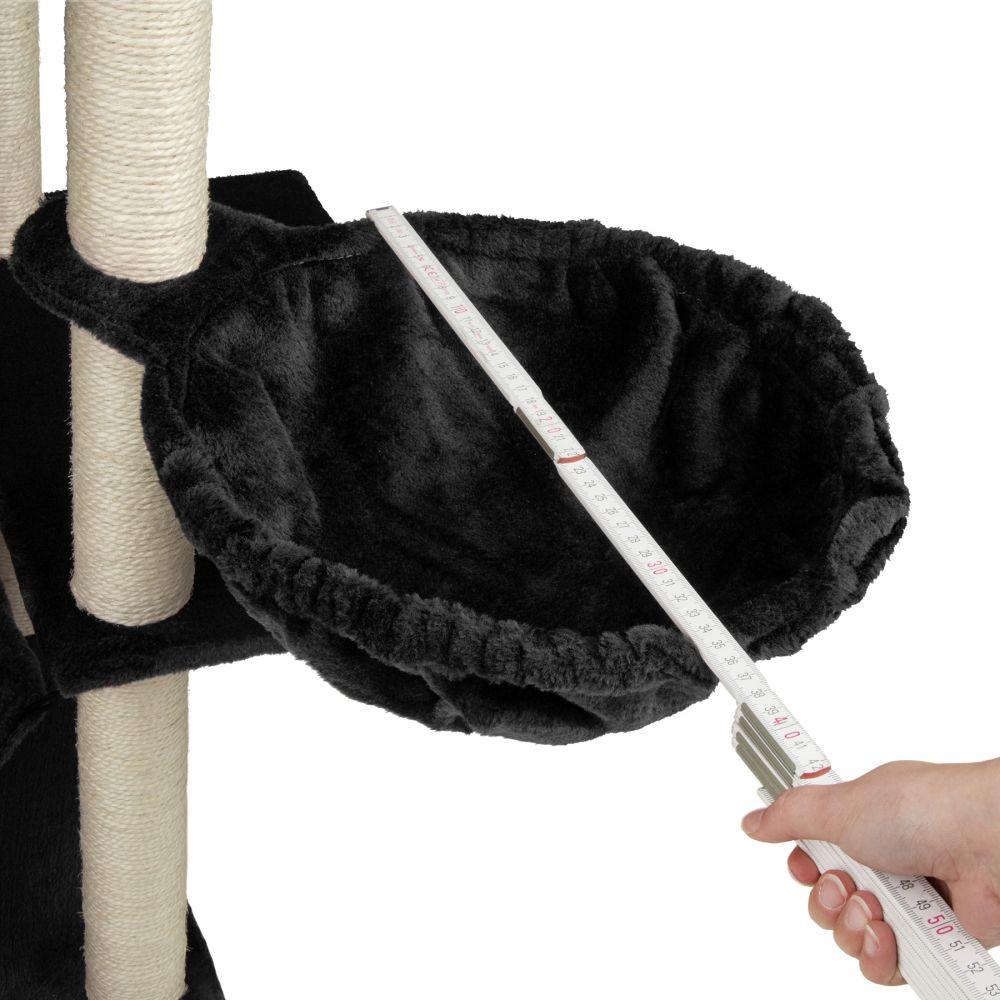 Tiragraffi per gatti 165 cm nero 3708101