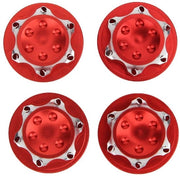 Nastro di protezione per ruote 17 mm - Lega di alluminio - Eterogeneo - Impermeabile - Antiscivolo - 4 pezzi - Adatto per 1/8 RC crawler - Nastro di protezione per ruote