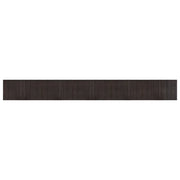 Tappeto del soggiorno | Tappeto Rettangolare Marrone Scuro 60x500 cm in Bamb¨´