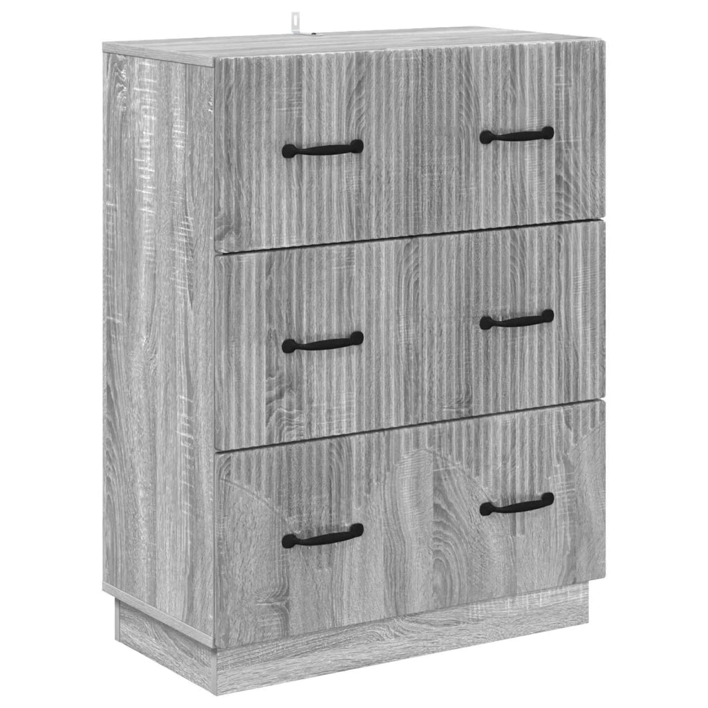 Mobile con Cassetti Grigio Sonoma 66 x 34,5 x 87 cm 895301