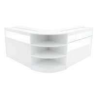 Set Banconi LED Bianco Harmonia B1200 C1200 LM60 Vetrina Negozio con Serratura