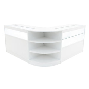 Set Banconi LED Bianco Harmonia B1200 C1200 LM60 Vetrina Negozio con Serratura