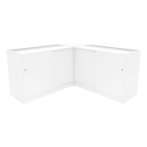 Set Banconi LED Bianco Demeter K1200 B1200 LM60 Vetrina Negozio con Serratura