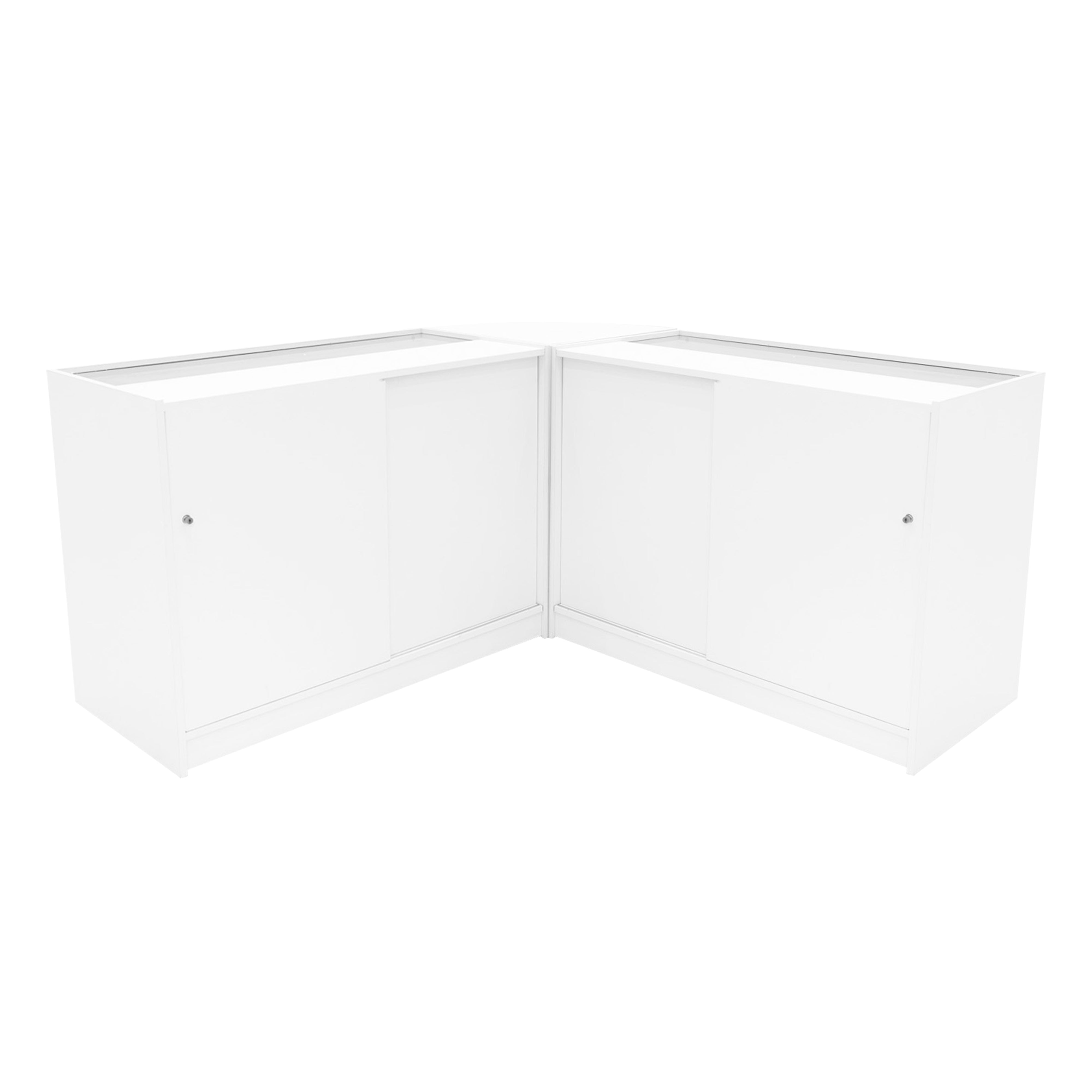 Set Banconi LED Bianco Demeter K1200 B1200 LM60 Vetrina Negozio con Serratura