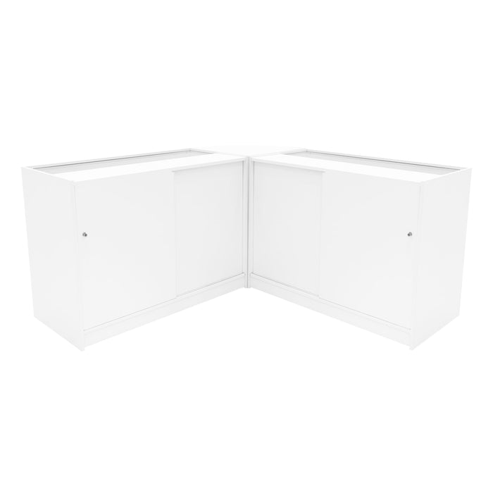 Set Banconi LED Bianco Demeter K1200 B1200 LM60 Vetrina Negozio con Serratura