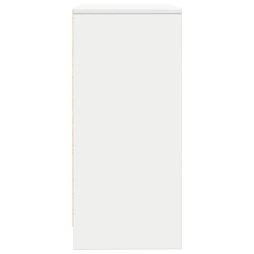 Credenza | Madia | Buffet da pranzo | Armadio da pranzo Bianca 57x34x76 cm in Legno Multistrato