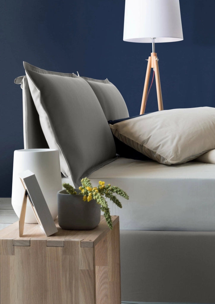 Letto Matrimoniale Anjin, Letto Matrimoniale Sfoderabile Made in Italy, Grigio