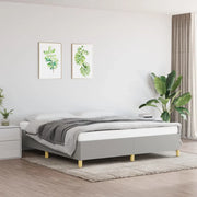 Giroletto a Molle Grigio Chiaro 160x200 cm in Tessuto cod mxl 64170