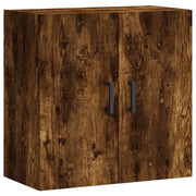 Armadietto a Muro | Mobile a Parete Rovere Fumo 60x31x60 cm in Legno Multistrato