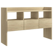 Buffet credenza cassettiera armadio mobile contenitore organizer cucina soggiorno rovere Sonoma 105 x 30 x 70 cm legno ingegnerizzato marrone 02_0031489