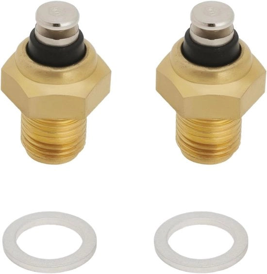 Set di trasmettitore di temperatura dell'olio con kit di imballaggio per AUDI 80 e VW Golf I II - 049-919-563A Compatibile - Sostituzione - Incluso Gomma sigillante.
