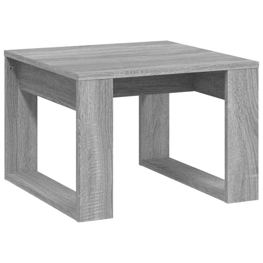 Tavolino Grigio Sonoma 50x50x35 cm in Legno Multistrato 825826