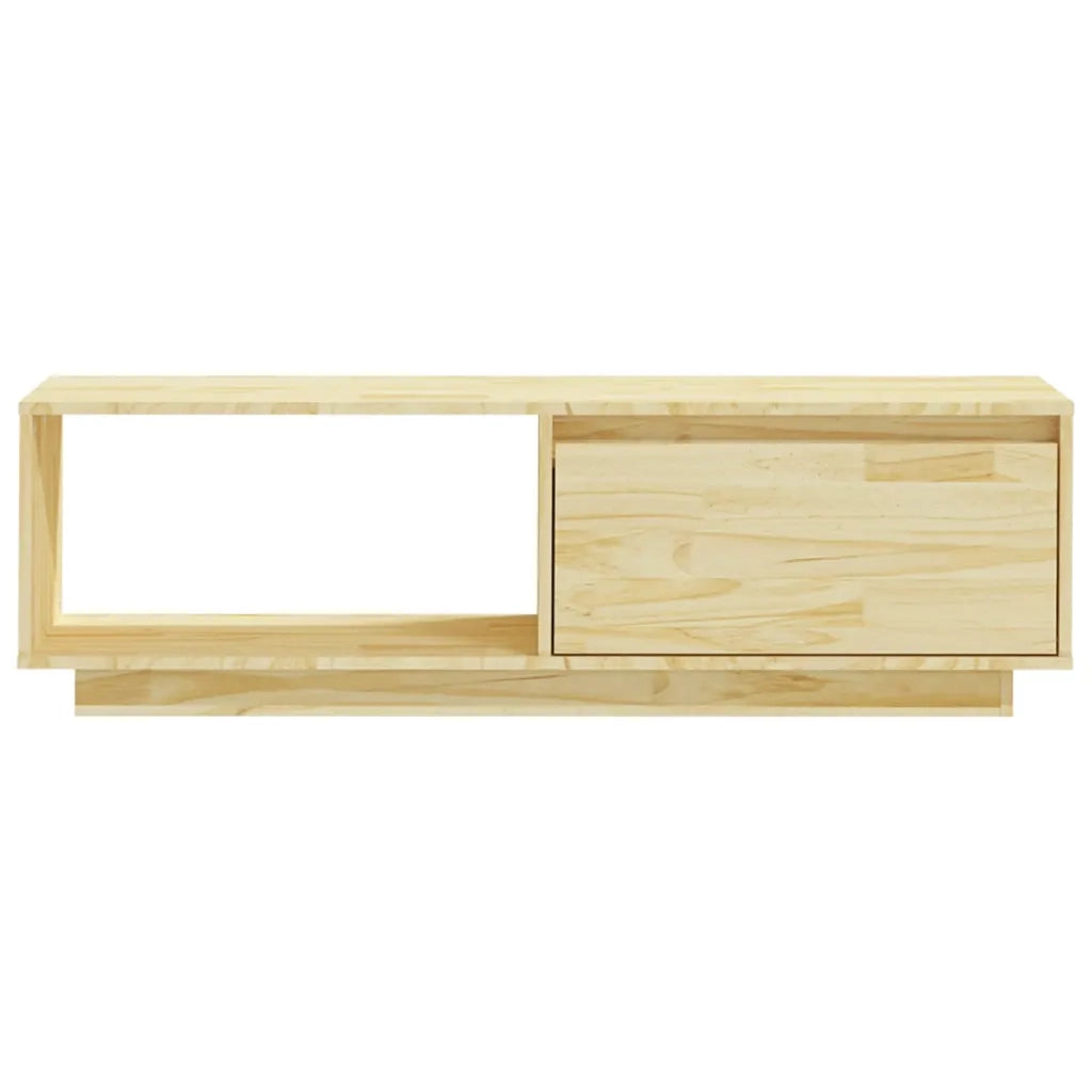 Mobile Porta TV 110x30x33,5 cm in Legno Massello di Pino 809888