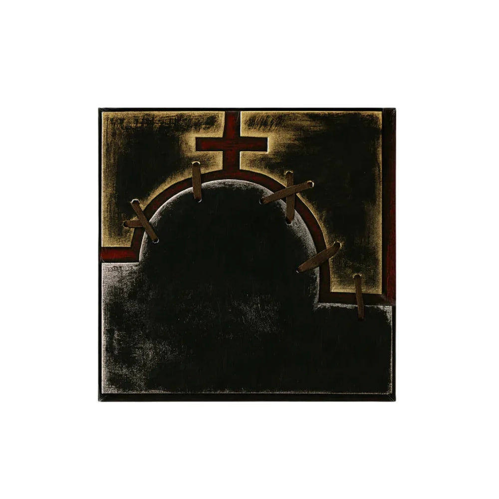 Olio su tela da parete nip 80x80 cm design moderno | Duzzle