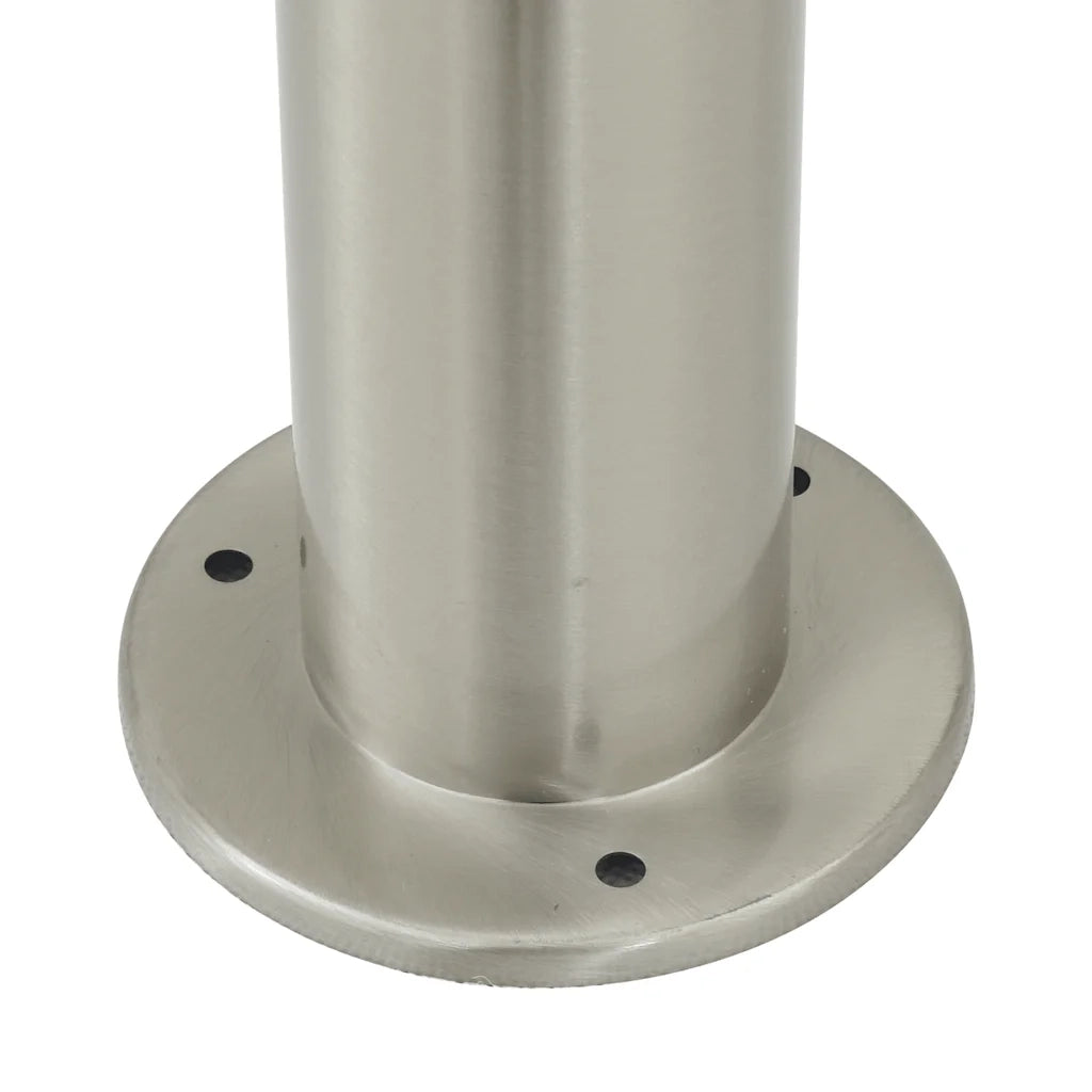 Lampioni a colonnina con presa elettrica 3 pz 120 cm Acciaio Inox IP44 4006106