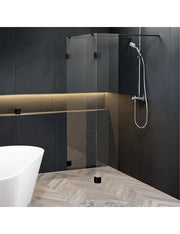 SCANDIC NXT 202 RIHO 116x27 x200 cm cabina doccia con cerniere nere