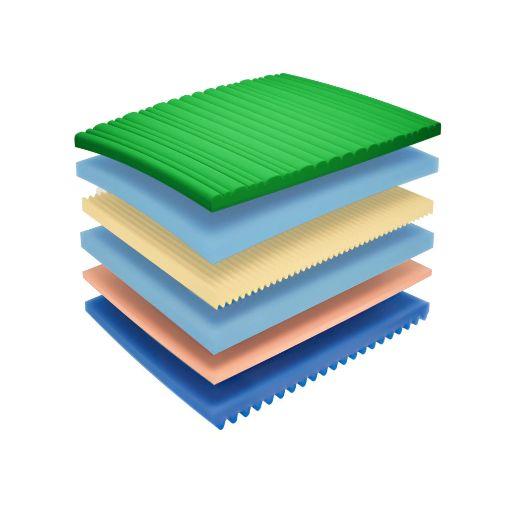 Materasso Piazza e Mezza in memory foam Wonder 6 Strati Celliant® e Cooler | Dispositivo Medico Detraibile 19% Misura: 140x190 Alla francese