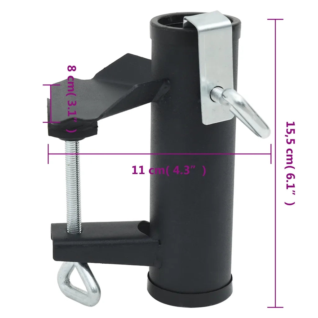 Morsetti per Ombrelloni da Balcone 2 pz 25-38 mm in Acciaio CFW2869724