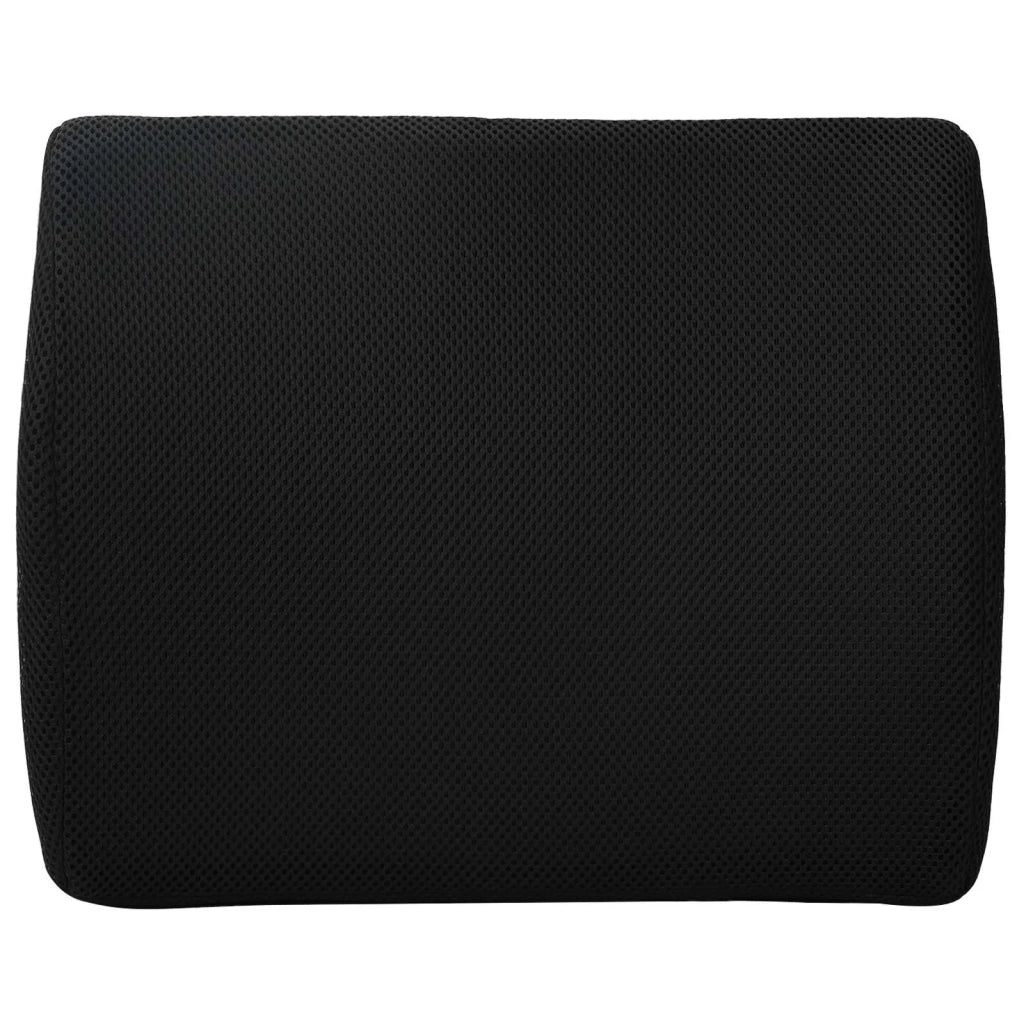Cuscino lombare Nero Schiuma Memory 35,5 x 30 x 12 cm CFW1911104